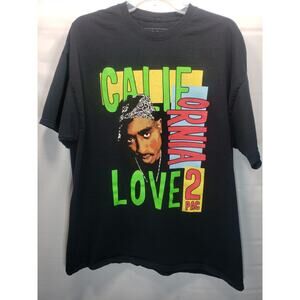TUPAC SHAKUR 2Pac California Love Soft Fit T-SHIRT Size 2XL